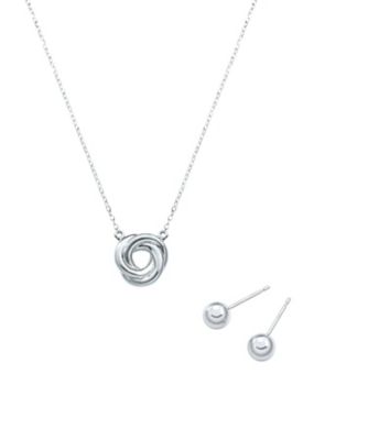 ９５１６【年明け届】Ｐｔネックレス・ピアスセット