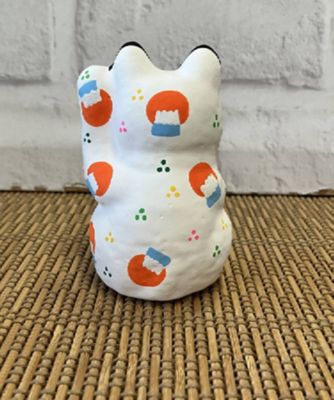 ☆【産直】招き猫 御来迎 白猫 左手挙げ | 埼玉/春日部張子人形店