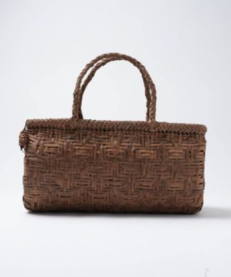 ＜山形/つる工房　鷹山＞★山葡萄カゴ（亀甲編み筒型）