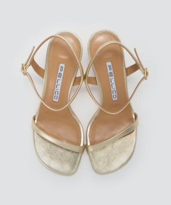 SUPER サンダル 8．5cm GOLD 6803NEW NAPPA