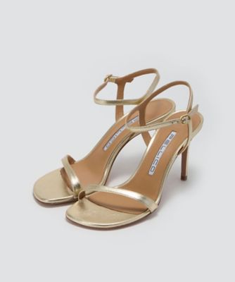 SUPER サンダル 8．5cm GOLD 6803NEW NAPPA