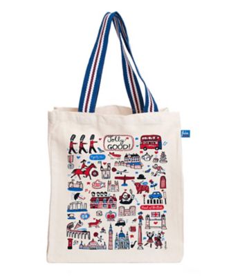 ＜Julia GASH＞★ショッピングバッグ（大）Ｂｅｓｔ　ｏｆ　Ｂｒｉｔｉｓｈコットンストライプハンドル