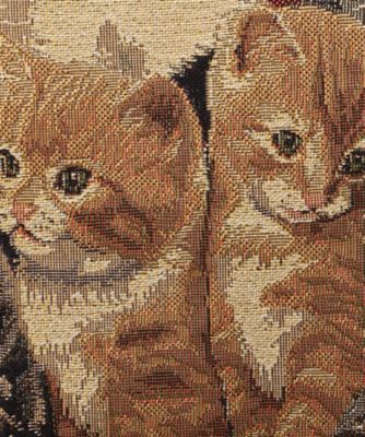 ☆ジャカード織り いろいろなねこ柄クッション | French Country