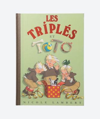 Les Triples/みつごちゃん ★フランス語版特大書籍「犬のトト」