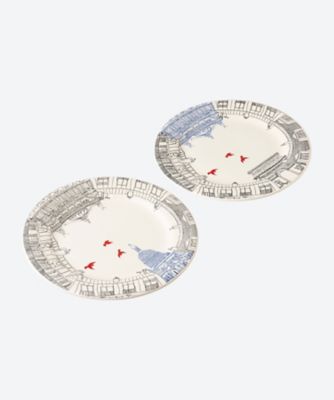 ＜GIEN＞★サ・セ・パリ　デザートプレートブルー２枚セット