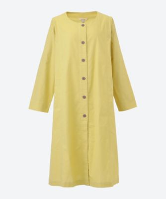 INDIGO(Women/大きいサイズ)/インディゴ ★麻混切替コート（クローバー）