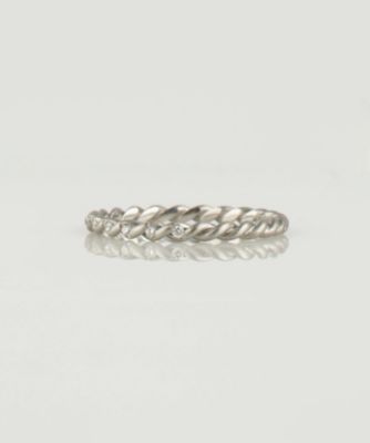 ツイストダイヤモンドリングプラチナ TW00－D7－PT | shinkai