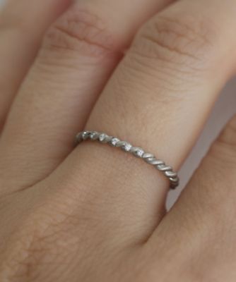 ツイストダイヤモンドリングプラチナ TW00－D7－PT | shinkai