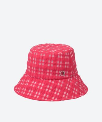 ＜Chapeau d′ O (Women)＞Ｃｈｅｃｋ　Ｓｈｅｅｒ　Ｂｕｃｋｅｔ　２６２０６０２１２