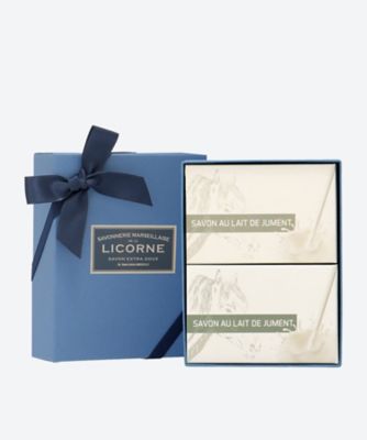 ＜LICORNE/リコーヌ＞★ホースミルク石けんセット（馬乳配合・保湿）