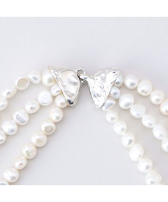 TRIPLE PEARL PIGEON NECKLACE 1882－6