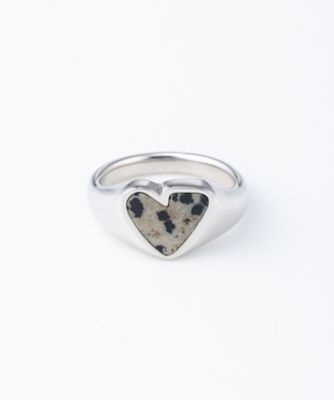 予約販売】5月下旬以降お届け HEART STONE RING SLV