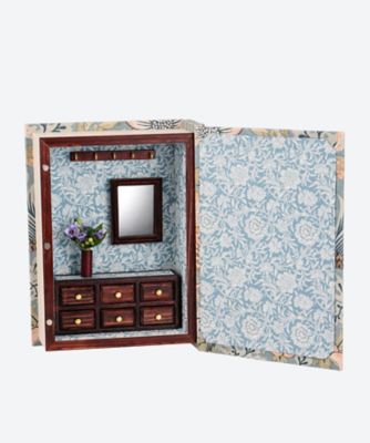 R&Y Augousti　ハンドメイドボックス　伊勢丹　高級小物入 ☆ブック型ド―ルハウス兼小物入れ8 | ミヤ工房/ミヤコウボウ | 三越