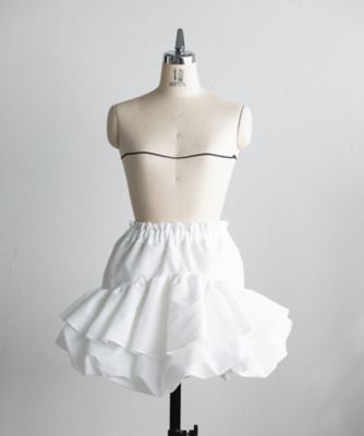 Balloon Mini Skirt バルーンミニスカート ホワイト