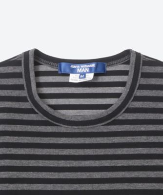 Tシャツ 綿ナイロンウレタン天竺ボーダー WR―T011―051