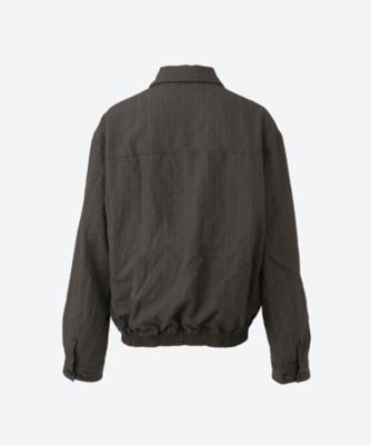 ブルゾン エステルヘリンボーンストライプ 製品加工 HR―J004