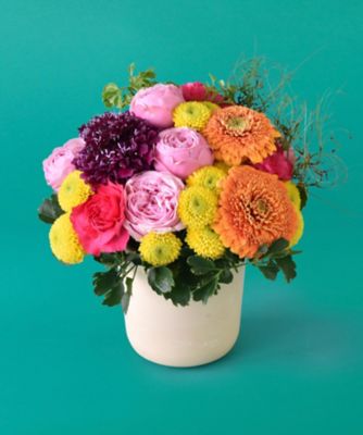 第一園芸/ダイイチエンゲイ 【敬老の日】【Ｄ５】生花アレンジ「千寿」　９月１９日（土）～９月２１日（月・祝）お届け