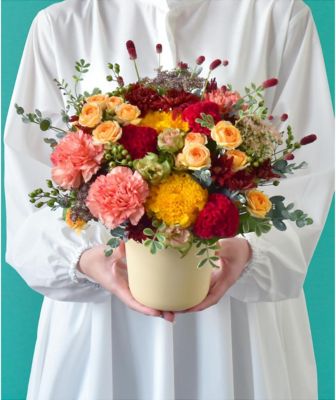 敬老の日】生花アレンジ「秋彩」L 9月25日（金）～9月27日（日