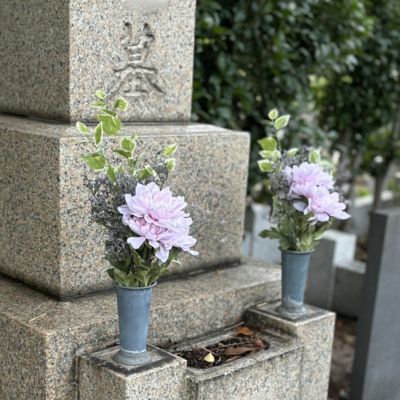 お墓用造花　スイートマム（１対）