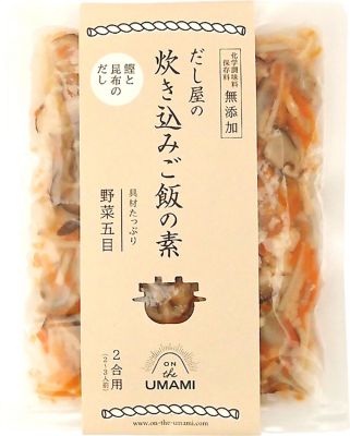 【越品】ＯＮ　ＴＨＥ　ＵＭＡＭＩ　だしパック・炊き込みご飯・白だしセット