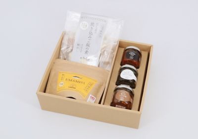 NIIGATA 越品/ニイガタ エッピン 【越品】ON THE UMAMI だしパック・炊き込みご飯・ご飯のお供セット
