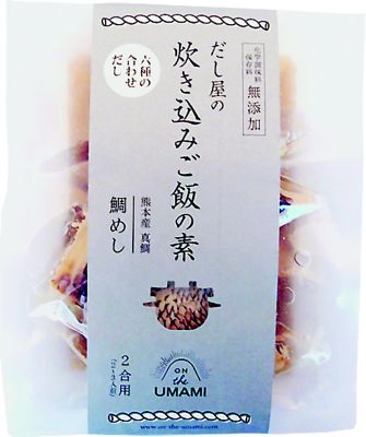 【越品】ＯＮ　ＴＨＥ　ＵＭＡＭＩ　だしパック・炊き込みご飯・ご飯のお供セット