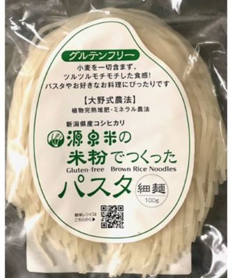 NIIGATA 越品/ニイガタ エッピン 【越品】源泉米 米粉パスタ 太麺/細麺 100g(各5×2 10袋)