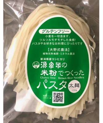 【越品】源泉米　米粉パスタ　太麺／細麺　１００ｇ（各５×２　１０袋）