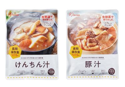 ４０１２４　防災用　けんちん汁・豚汁セット　計８袋