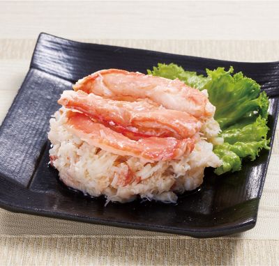 １０１５６　本ずわいがに脚肉付缶詰　１０缶