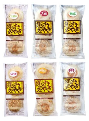 ４０１６４　＜小川の庄＞信州縄文おやき６種セット（早春）　計６袋