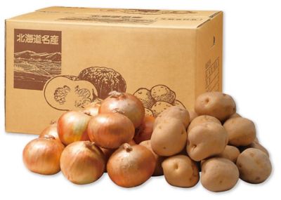 ２１０６７　計５ｋｇ　北海道産野菜２種セット（男爵いも・玉ねぎ）