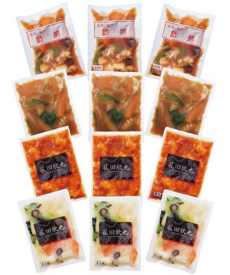 ４００３７　名店・名人の中華メニュー４種セット　計１２袋