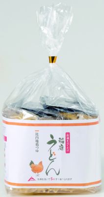 ４２００１　お湯を注ぐだけ稲庭うどん（比内地鶏スープ付）