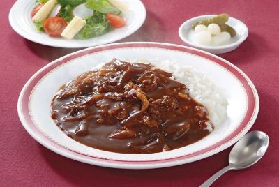 ４００２２　＜新宿中村屋＞プチカレー・ハヤシセット