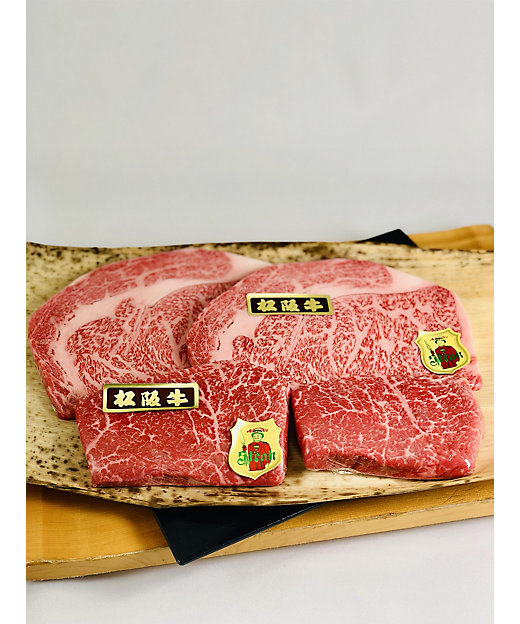 ＜三越伊勢丹/公式＞ アザブニッシン 松阪牛 ステーキ用詰合せ 肉