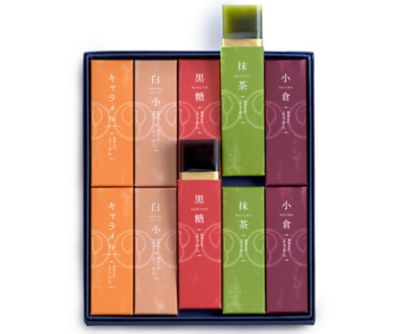 鶴屋吉信〉鶴屋吉信ようかん１０本入｜鶴屋吉信/ツルヤヨシノブ 