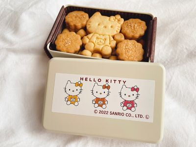 Amazon.co.jp: 【2缶セット】ハローキティ プリントクッキー 10