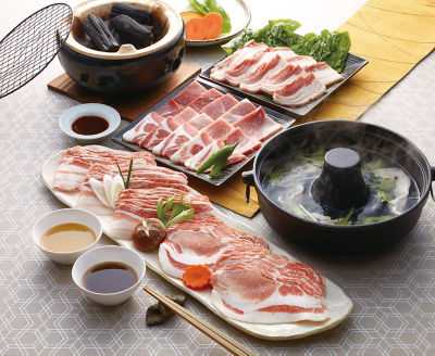 ＜ミヤチク＞九州産黒豚しゃぶしゃぶ肉と焼肉セット　ＳＷ－５５４