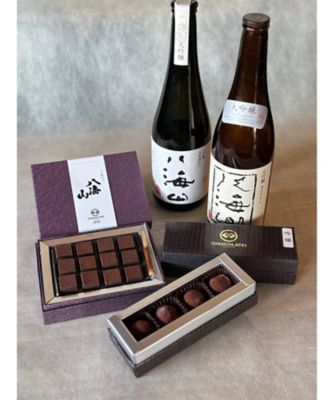 ＜NIIGATA 越品＞【越品】八海山ショコラ２種セット　ＣＨＯＣＯＬＡＴＥＩ（しょこら亭）　
