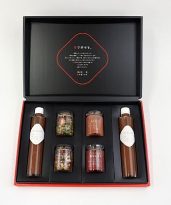 【越品】苺の花ことば　苺のギフトセット（飲む酢・ジャム・バター・チョコナッツはちみつ・ポップナッツはちみつ）
