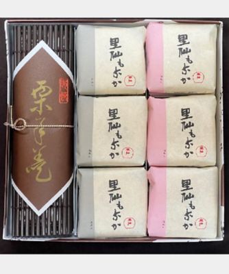 【越品】里仙　もなか・栗羊かん詰合せ