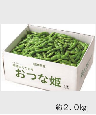 ＜NIIGATA 越品＞【越品】産直にいがたグループの黒埼おつな姫　２．０ｋｇ　※７月上旬から中旬以降お届け予定