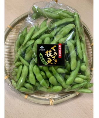 NIIGATA 越品/ニイガタ エッピン 【越品】黒鳥茶豆の会がつくる黒埼茶豆 8月以降お届け