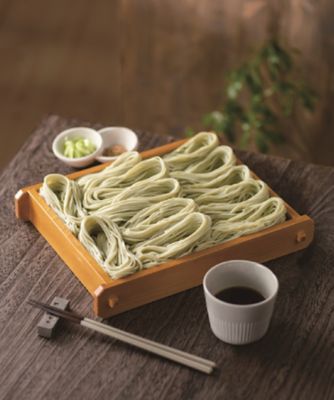 越品】たかの 魚沼産そば粉使用 冷凍生へぎそば2食つゆ付×4