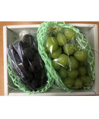 ＜NIIGATA 越品＞【越品】渡辺さんの作ったシャインマスカット・種無しピオーネセット　９月中旬以降お届け