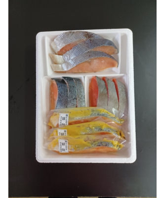 ＜NIIGATA 越品＞【越品】角上魚類　美味鮭づくし４種セット