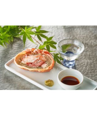 ＜NIIGATA 越品＞【越品】弥吉丸　佐渡島直送　浜茹で紅ズワイガニ／甲羅盛り（蟹ミソ入り）