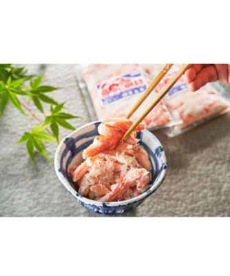 【越品】弥吉丸　佐渡島直送　浜茹で紅ズワイガニ／むき身