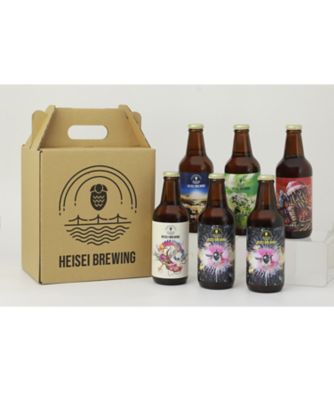＜NIIGATA 越品＞【越品】ＨＥＩＳＥＩ　ＢＲＥＷＩＮＧ　クラフトビール　６本ギフトセット（Ｅ）
